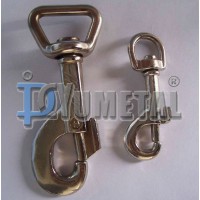 Swivel Bolt Snap Hook Zinc Die Cast Nickle Plated