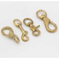 Solid Brass Snap Hook Copper Hook  For Dog Hook Swivel