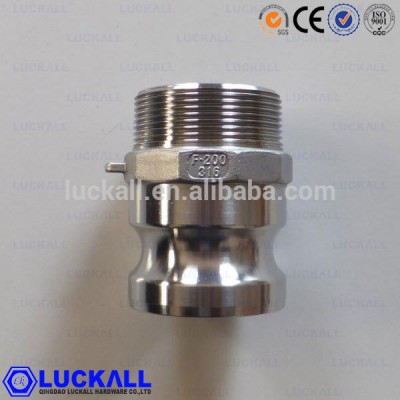 Stainless steel 316 Type F Camlock Couplings Lk brand