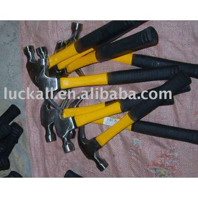 American type claw hammer with fiberglass handle