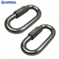 Stainless Steel 316 High Tensile Locking Quick Link With A Screw Gate 6MM