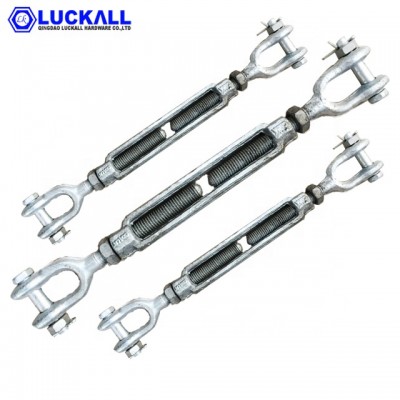 Hot Dip Gal Us Type Drop Forged Frame Type Marine Cons Standard  Turnbuckle With Jaw Jaw Rigging Hardware