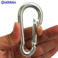 High quality Carbon Steel DIN5299 Carabiner Zinc Plated Spring Snap Hook 10MM