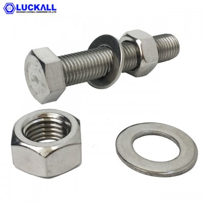 High Precision Customized Stainless Steel Hex Bolts And Nuts 410 For Car